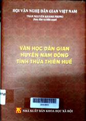 Văn học dân gian huyện Nam Đông tỉnh Thừa Thiên Huế