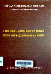 Làng nghề - ngành nghề cổ truyền huyện Vĩnh Bảo, thành phố Hải Phòng