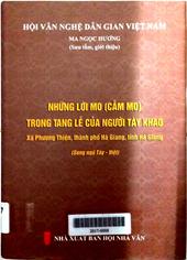 Những lời mo trong tang lễ của người Tày Khao xã Phương Thiện, thành phố Hà Giang, tỉnh Hà Giang