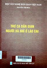 Thơ ca dân gian người Hà Nhì ở Lào cai