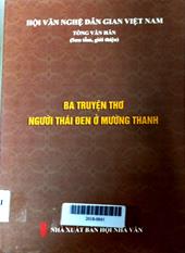Ba truyện thơ người Thái đen ở Mường Thanh