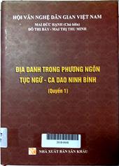 Địa danh trong phương ngôn, tục ngữ ca dao Ninh Bình quyển 1