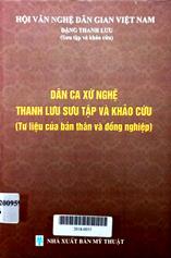 Dân ca xứ nghệ Thanh Lưu sưu tập và tham khảo