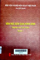 Văn học dân gian Ninh Bình quyển 1