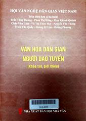 Văn hóa dân gian người dao tuyển