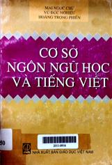 Cơ sở ngôn ngữ học và tiếng việt