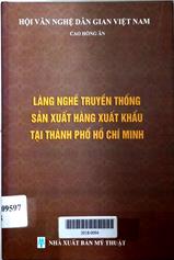 Làng nghề truyền thống sản xuất hàng xuất khẩu tại TP Hồ Chí Minh