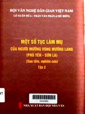 Một số tục làm mụ của người Mường vùng Mường Lang tập 2