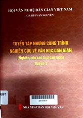 Tuyển tập những công trình nghiên cứu về văn học dân gian quyển 3