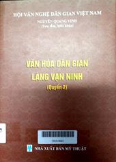 Văn hóa dân gian làng Vạn Ninh quyển 2