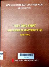Hảy súng khon bản trường ca khát vọng vô tận