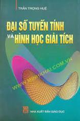Đại số tuyến tính và hinh học giải tích
