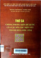 Thơ ca chống phong kiến đế quốc của các dân tộc miền núi Thanh Hóa (1930-1945)