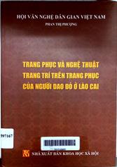 Trang phục và nghê thuật trang trí trên trang phục của người Dao đỏ ở Lào Cai