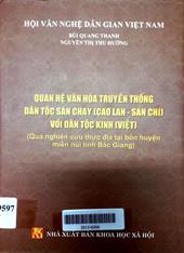 Quan hệ văn hóa truyền thống dân tộc sán chay với dân tộc kinh
