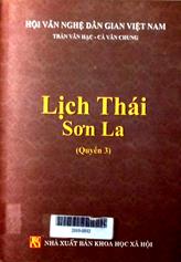 Lịch thái Sơn La, quyển 3