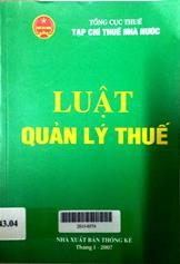 Luật quản lý thuế