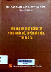 Văn hóa ẩm thực người tày vùng nghĩa Đô, huyện Bảo Yên, tỉnh Lào Cai