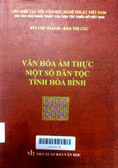 Văn hóa ẩm thực một số dân tộc tỉnh Hòa Bình