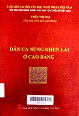 Dân ca Nùng Khen Lài ở Cao Bằng