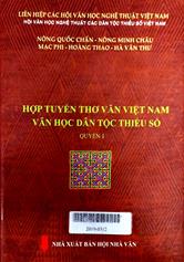 Hợp tuyển thơ văn Việt Nam văn học dân tộc thiểu số