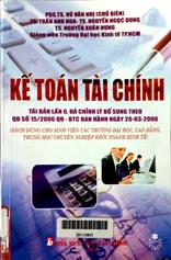 Kế toán tài chính( Tái bản lần sáu, đã chỉnh lý bổ sung theo QĐ số 15/2006 QĐ-BTC ban hành ngày 20-3-2006)