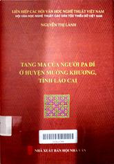 Tang ma của người Pa Dí ở huyện Mường Khương, tỉnh Lào Cai