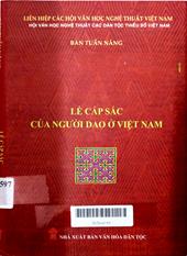 Lễ cấp sắc của người Dao ở Việt Nam