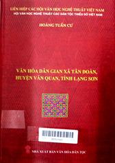 Văn hoá dân gian xã Tân Đoàn, huyện Văn Quan, tỉnh Lạng Sơn