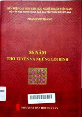 86 năm thơ tuyển và những lời bình