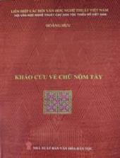 Khảo cứu về chữ Nông Tày