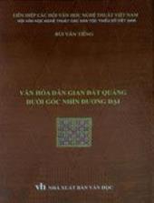 Văn hoá dân gian đất Quảng dưới góc nhìn đương đại