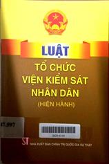 Luật tổ chức Viện kiểm sát nhân dân (hiện hành)