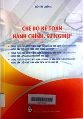 Chế độ kế toán hành chính sự nghiệp