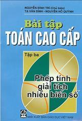 Bài tập toán cao cấp tập 3: Phép tính giải tích nhiều biến số