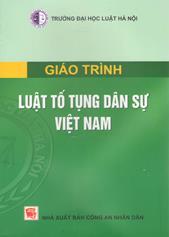 Giáo trình Luật Tố tụng dân sự Việt Nam /