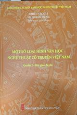 Một số loại hình văn học nghệ thuật cổ truyền Việt Nam / Quyển 2 :