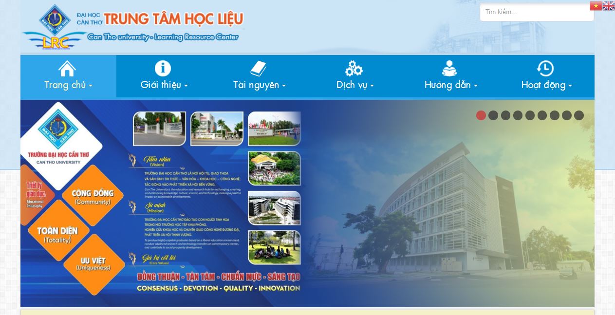 Giới thiệu Tài liệu số của Trung tâm Học liệu - Đại học Cần Thơ