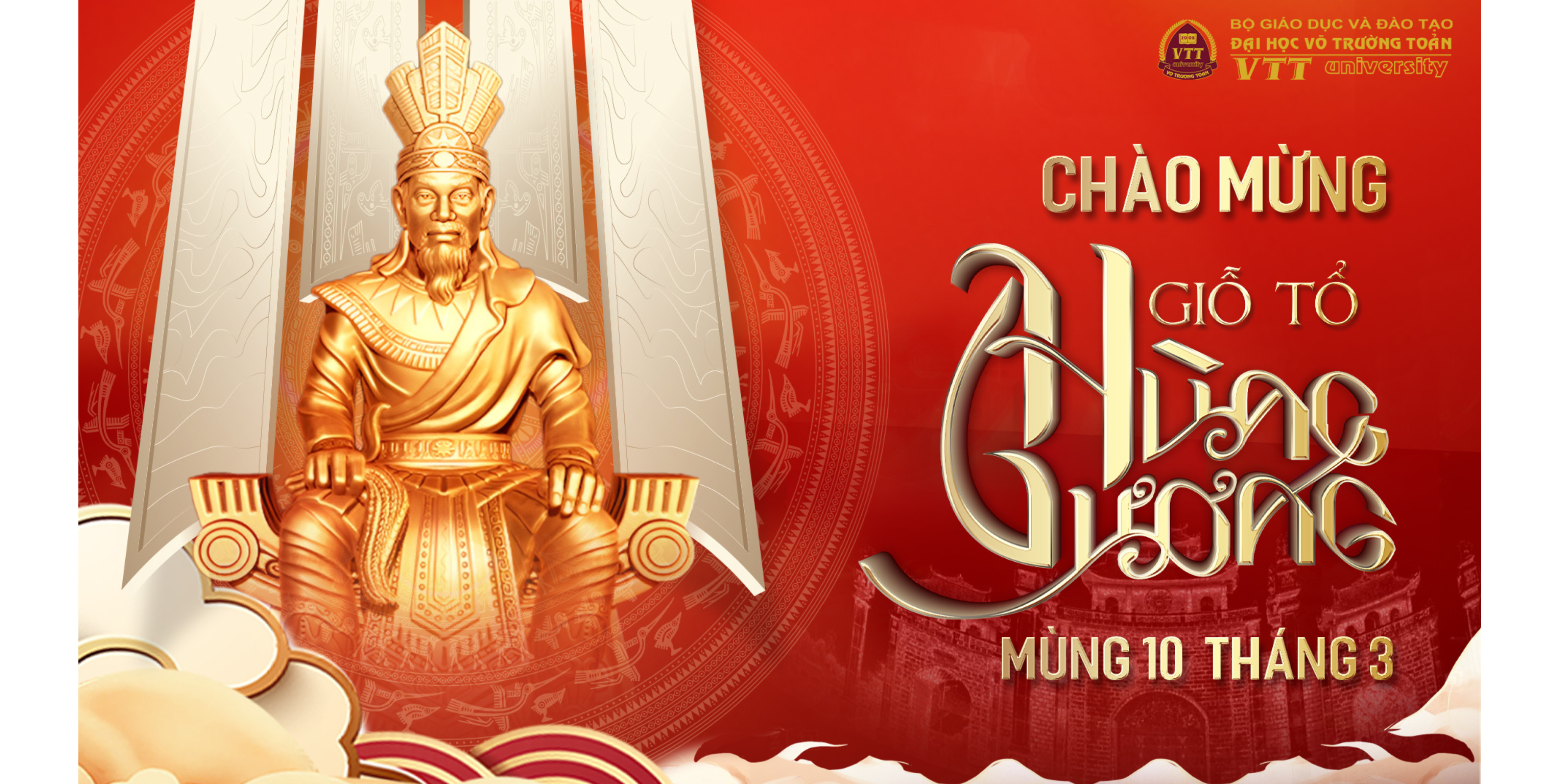 Thông báo nghỉ lễ Giỗ tổ Hùng Vương Mùng 10 tháng 3