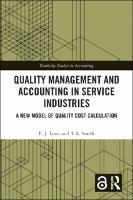 Quality Management and Accounting in Service Industries: